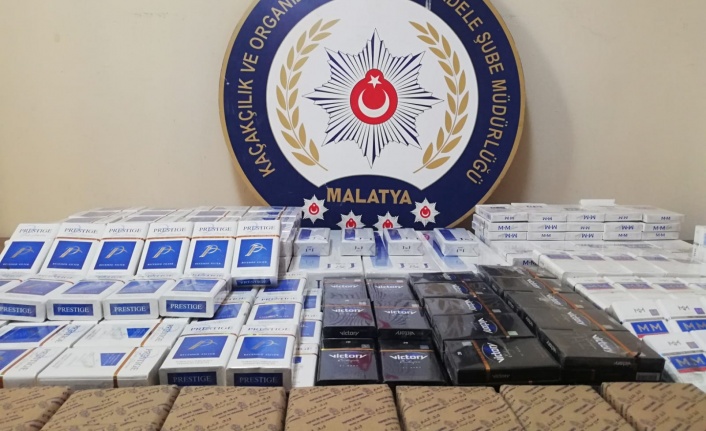 338 paket bandrolsüz kaçak sigara ele geçirildi