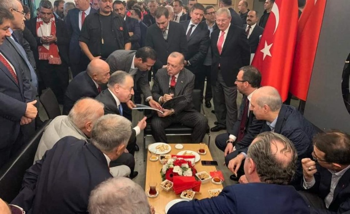 Başkan Gevrek, 'Futbol Köyü' projesini Cumhurbaşkanı Erdoğan'a Sundu