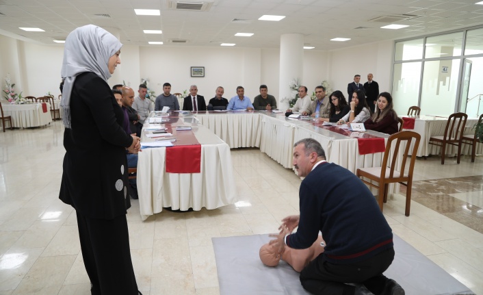 Güder: 70 personelimiz ‘İlkyardımcı belgesi’ alacak