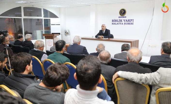 Başkan Güder, Birlik Vakfında Battalgazi Belediyesi’nin Çalışmalarını Anlattı