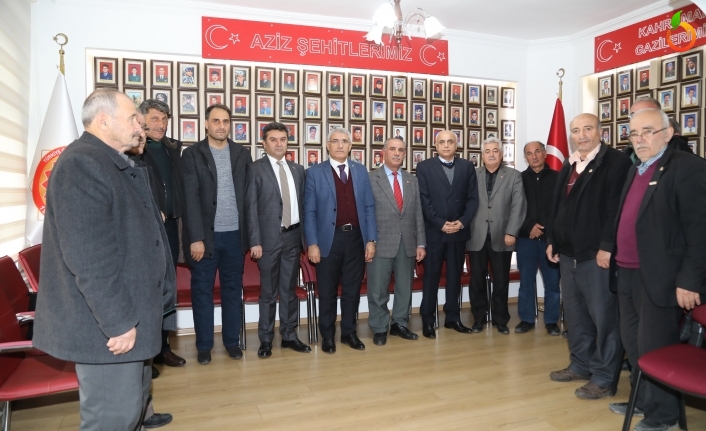 Başkan Güder'den Türkiye Gaziler ve Şehit Aileleri Vakfına Ziyaret