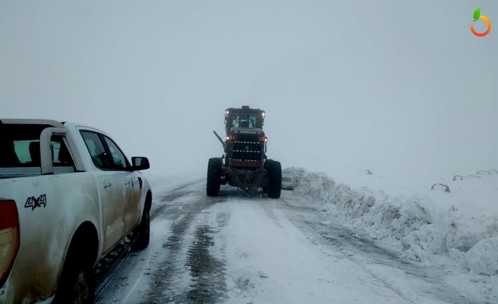 Malatya'da karla mücadele çalışmaları aralıksız sürüyor