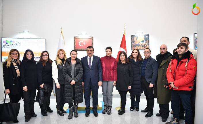 Çukur Dizisi Oyuncularından Başkan Gürkan'a Ziyaret