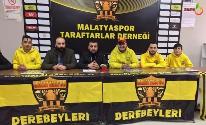 Malatyaspor Taraftarlar Derneği’nden 'takımımızın yanındayız'mesajı