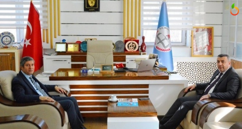 MTB Başkanı Özcan, Müdür Tatlı'yı Ziyaret Etti