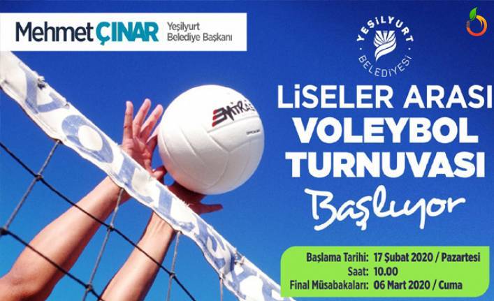 Liselerarası Voleybol Turnuvası 17 Şubat'ta Başlıyor