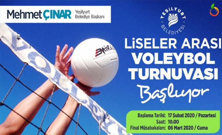 Liselerarası Voleybol Turnuvası 17 Şubat'ta Başlıyor