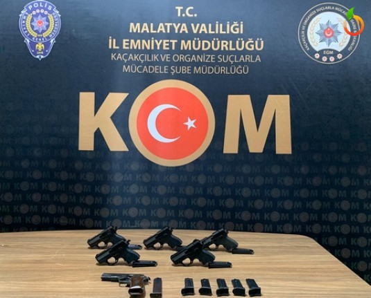 Malatya'da Silah Kaçakçılarına Operasyon