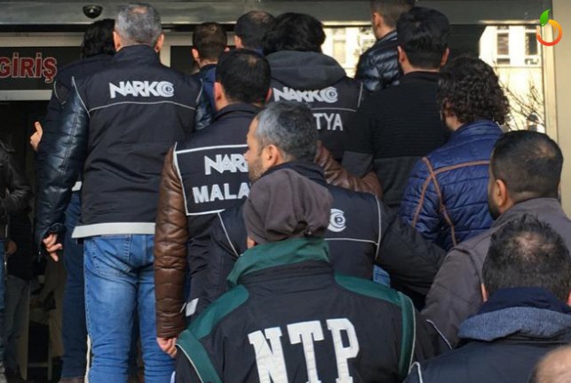 Malatya'Da Uyuşturucu Operasyonu... 9  Gözaltı