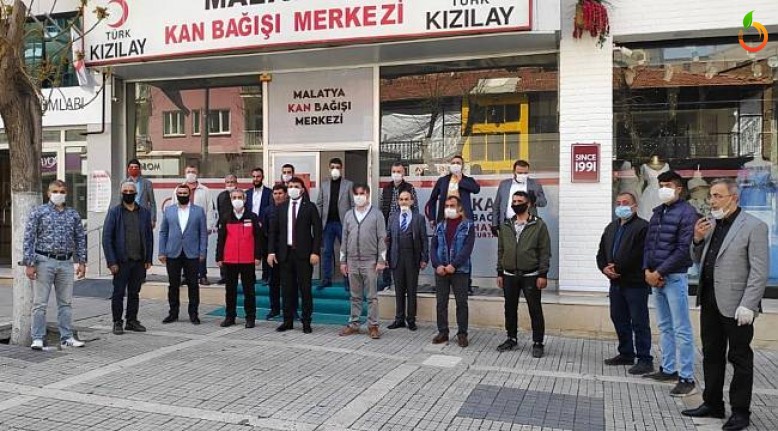 Başkan Samanlı ve İl Yönetimi kan bağışında bulundu