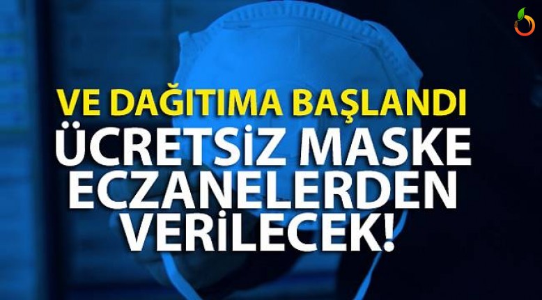 Eczanelerde ücretsiz maske dağıtımı başladı