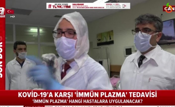 Türkiye'de İlk Kez 'İmmün Plazma’ Tedavi Yöntemi Malatya'da Başladı