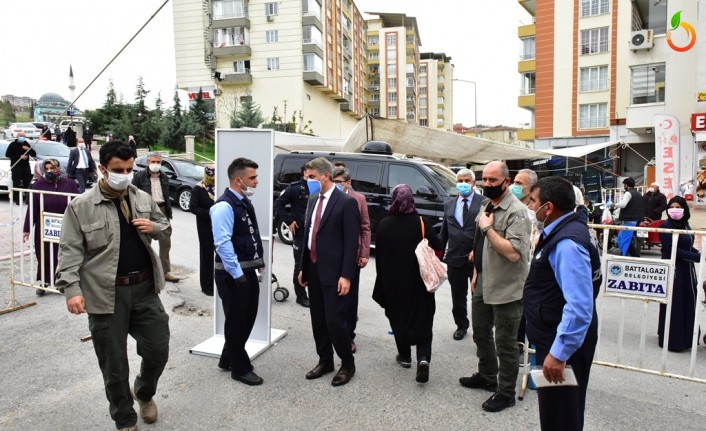 Vali Baruş, Pazar Yerlerini Denetledi