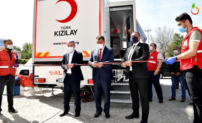 Kızılay YeniMobil Kan Bağışı Aracının tanıtımı yapıldı