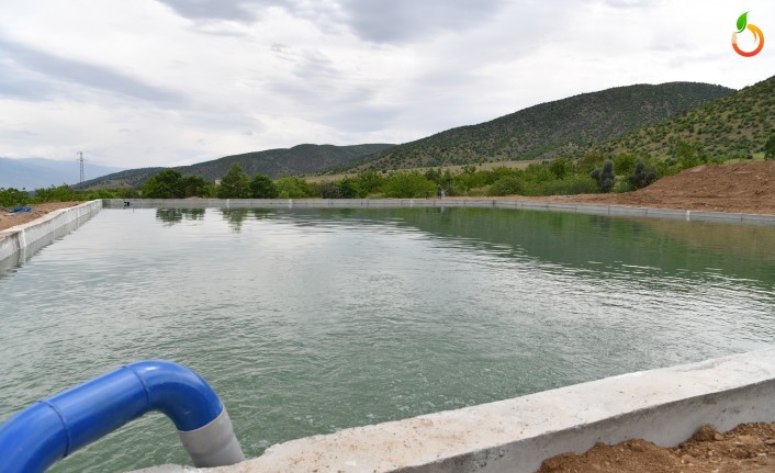 Taşmış’a Kapalı Sistem Sulama Kanalı İnşa Edildi