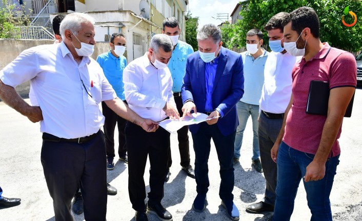 Başkan Çınar, Melekbaba Mahallesinde ki Yatırımları İnceledi