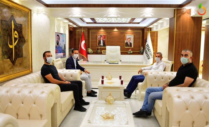 Başkan Çınar, Y.Malatyaspor Kulüp Başkanı Adil Gevrek’i Ağırladı