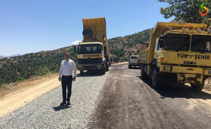 Doğanyol Grup Yollarında Asfalt Çalışmaları Başladı