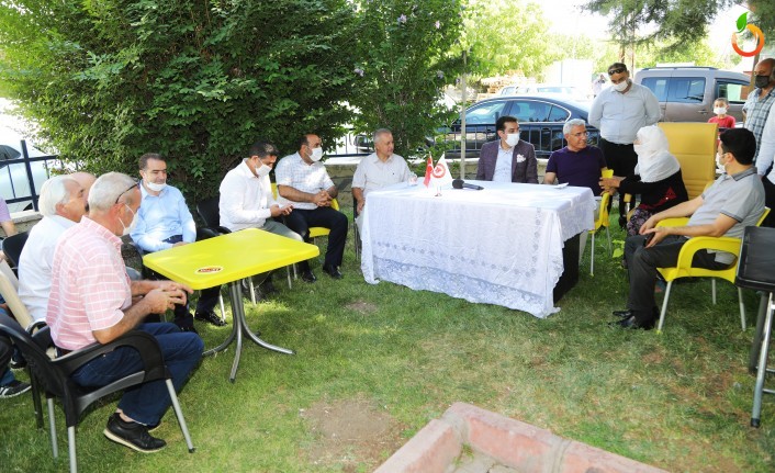 Başkan Güder ve Tüfenkçi Battalgazi Mahallesi'nde Vatandaşlarla Bir Araya Geldi