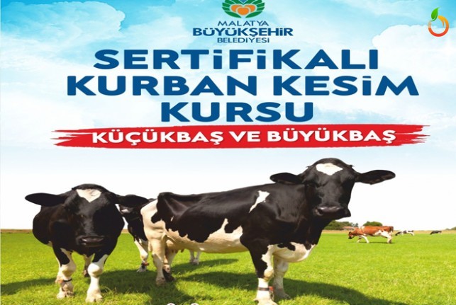 Büyükşehir’den kurban kesim kursu düzenleyiyor