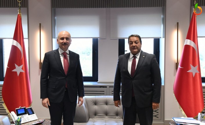 Fendoğlu, Ulaştırma Bakanı Karaismailoğlu’nu ziyaret etti