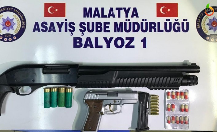Malatya'da Uyuşturucu ve Kaçak Silah Operasyonu
