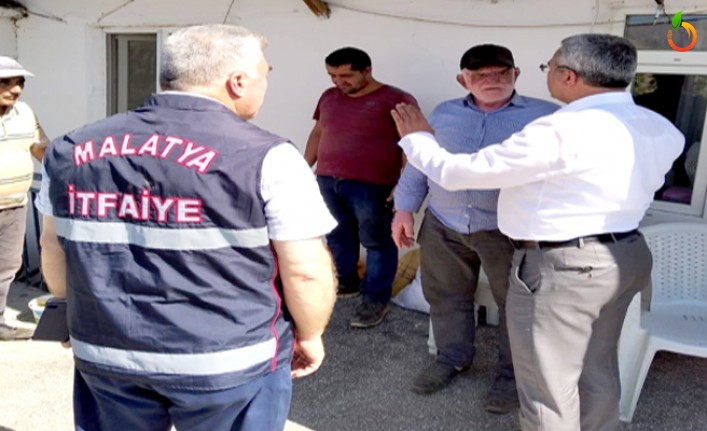 Büyükşehir deprem bölgesinde çalışmaya başladı