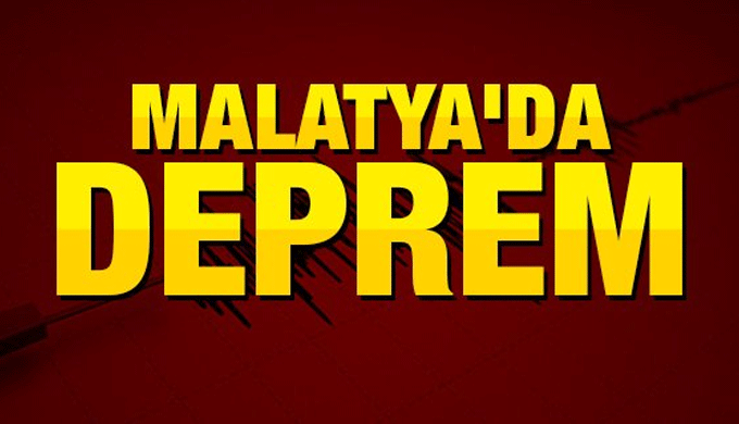 Malatya'da 5,7'lik DEPREM