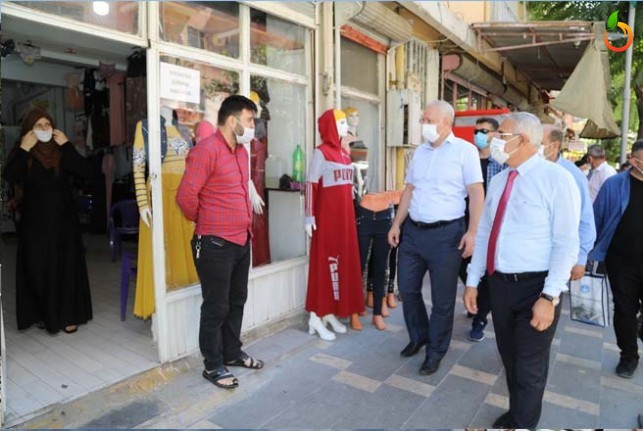 Başkan Güder’den Maske Denetimi