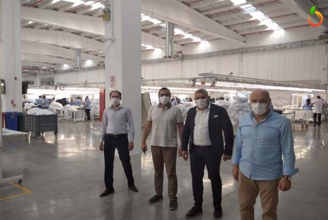 Başkan Sadıkoğlu: 'Fabrikalarda tedbirler alınarak üretim devam ediyor'
