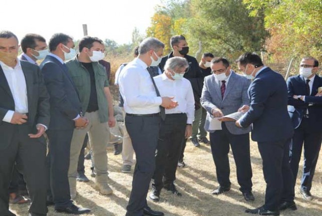 Demircan, Battal Gazi’nin doğduğu evin alanında incelemelerde bulundu