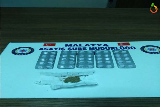 Malatya'da Xanax isimli uyuşturucu madde ele geçirildi