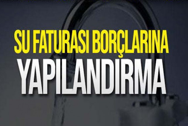 Büyükşehir Belediyesi su borçlarını yapılandırmaya başladı!