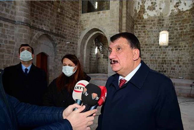 Başkan Gürkan Taşhoron Kilisesi’nde İncelemelerde Bulundu: 