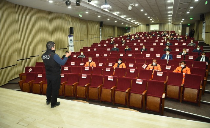 Battalgazi Belediyesi Personeline Afet Eğitimi Verildi