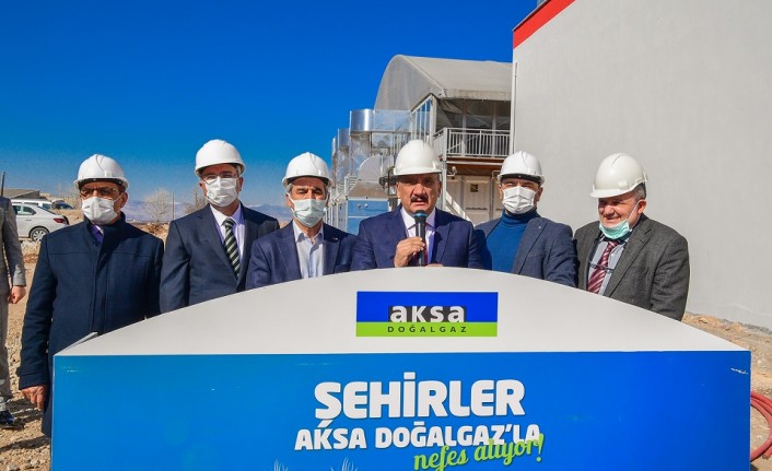 Kızılay Lojistik Merkezi’nde Doğalgaz Altyapısı Hizmete Alındı