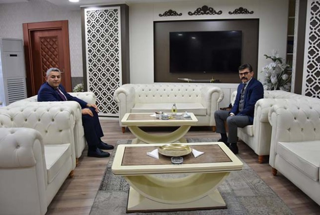 Başkan Sadıkoğlu’ndan Emniyet Müdürü Dağdeviren'e Ziyaret