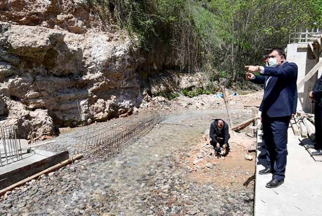 Büyükşehir Belediyesi 3 yeni su kaynağında çalışmalarını sürdürüyor