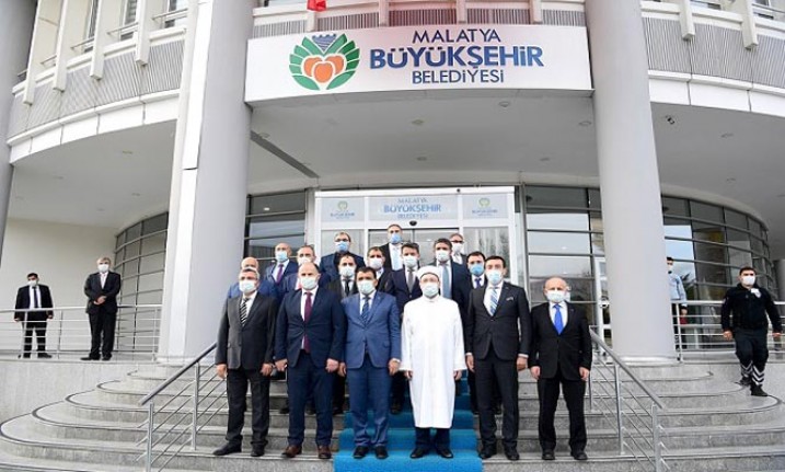 Diyanet İşleri Başkanı Ali Erbaş’tan Başkan Gürkan’a Ziyaret