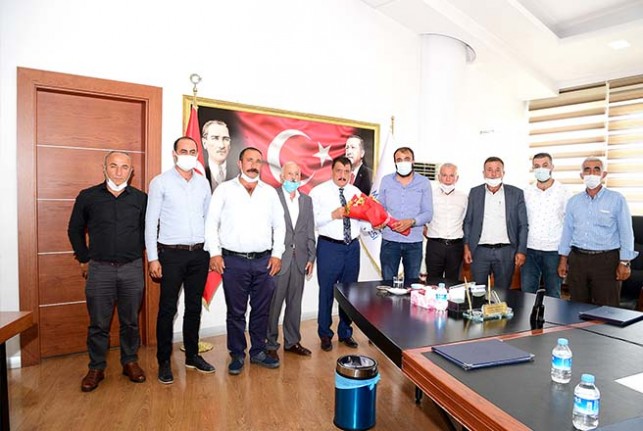 Akçadağ Muhtarlarından Başkan Gürkan’a Teşekkür Ziyareti