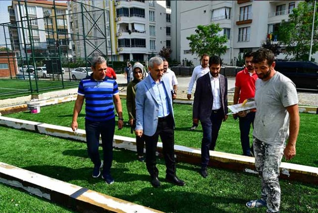 Mahallelerimizin Sportif Alt Yapısını Güçlendiriyoruz