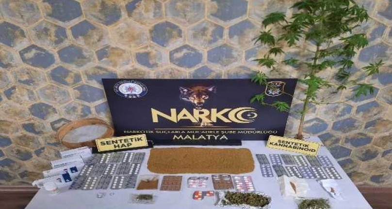 Malatya'da uyuşturucu operasyonu: 9 gözaltı