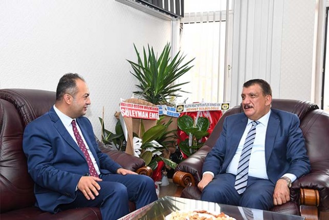 Başkan Gürkan’dan, Baro Başkanı Demez’e Hayırlı Olsun Ziyareti