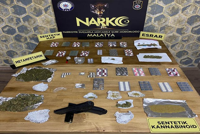 Malatya'da 'uyuşturucu' operasyonu: 21 gözaltı