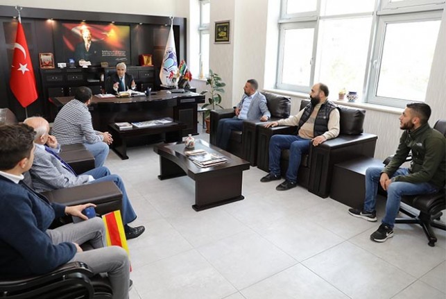 Taraftarlardan Başkan Güder’e Ziyaret