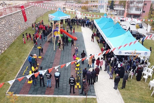 Battalgazi’ye 5 Bin Metrekarelik Yeni Bir Park Daha Kazandırıldı