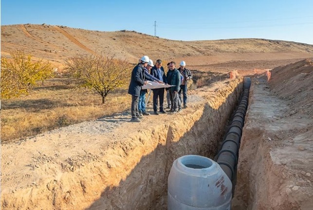 Malatya Büyükşehir Belediyesi Batı Kolektörü Çalışmalarını Sürdürüyor