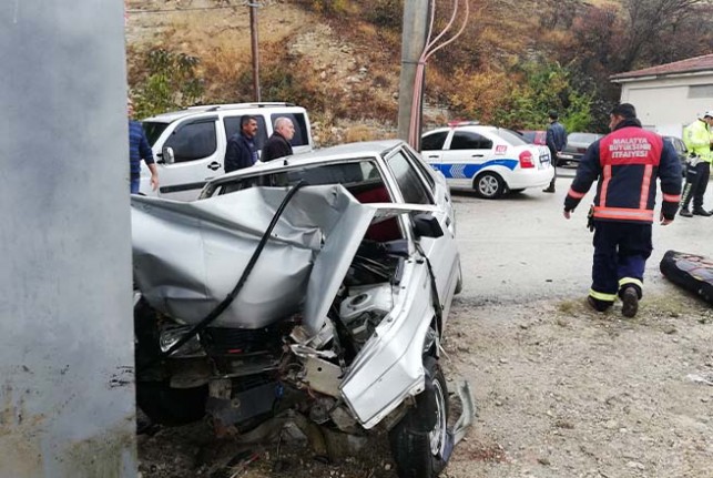 Malatya'da Feci Kaza... 1 ölü, 1 yaralı