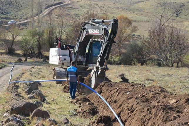 Hasançelebi-Karagüney’in İçme Suyu Altyapısı Yenileniyor