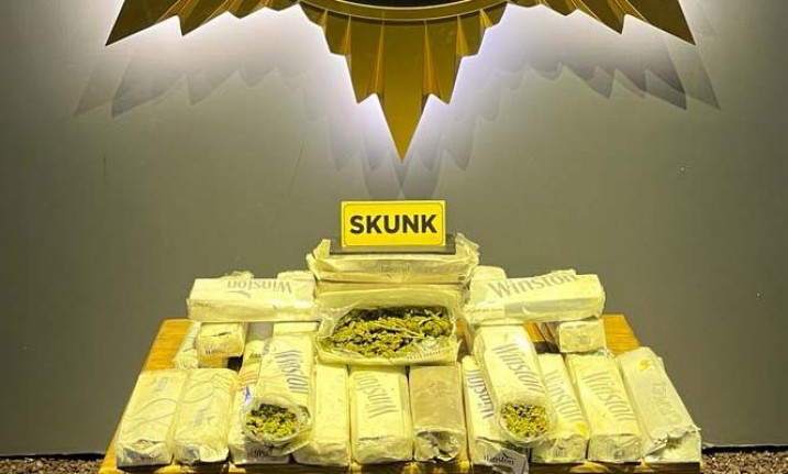 Malatya'da  4 kilo Skunk ele geçirildi.